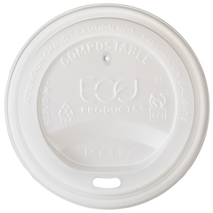 10-20 oz. Renewable & Compostable Hot Cup Lid