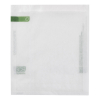 6x6.75 Dry Wax Sandwich Bag, White