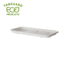 Vanguard™ Renewable & Compostable Sugarcane Meat & Produce Trays, 8.57 x 4.77 x 0.66in, 17S