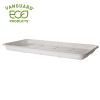 Vanguard™ Renewable & Compostable Sugarcane Meat & Produce Trays, 14.75 x 8.25 x 1.06in, 25S