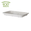 Vanguard™ Renewable & Compostable Sugarcane Meat & Produce Trays, 8.5 x 6 x 1.0in, 2D