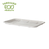Vanguard™ Renewable & Compostable Sugarcane Meat & Produce Trays, 8.5 x 6 x 0.56in, 2S