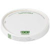 Renewable & Compostable Paper Lid, Large (115mm), Fits 12-32oz Paper Food Containers