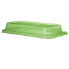 WorldView™ Dome PLA Lid for Rectangular Containers, Green