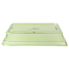 9in WorldView™ PLA Lid for Square Containers, Green